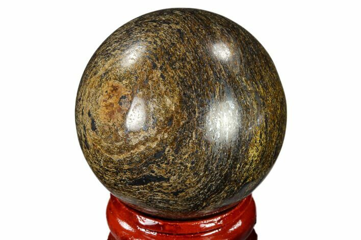 Polished Bronzite Sphere - Brazil #115979